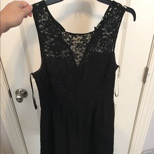 Black cocktail dress
